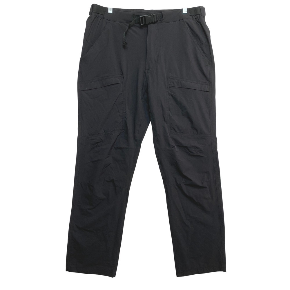 Free Soldier Tactical Hiking Pants Mens 34 Black Cargo Lightweight Nylon Spandex